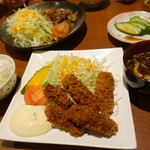 飯処 しるべ - カキフライ定食