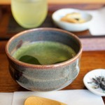 Nihoncha Kafe Chachabiyori - 抹茶ぜんざい、アイス煎茶
