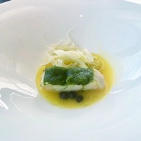 イタリアンダイニング ケシキ - 鱈のブレゼハーブクラスト　フェンネルサフランソース