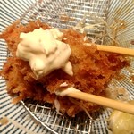 とんかつ檍 - カキフライ　リフト！