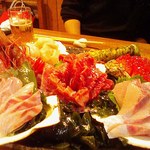 釧路 - この豪華な刺身盛り！