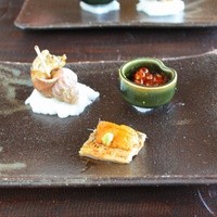 先斗町 魯ビン - イクラと貝とうなぎの上にうにが、美味しかった