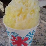 塚本氷問屋 - はちみつレモンのミルクかけ　１５０円