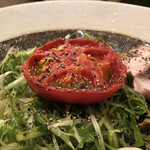 饗 くろ喜 - ロースとトマトと九条ネギ