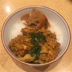 饗 くろ喜 - バジルチキンカレー飯（饗 くろ㐂）※限定セットメニュー 2018.10