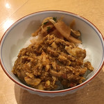 饗 くろ喜 - 冷やしカレーそば専用 キーマ飯（200円）※限定 2018.10