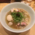 饗 くろ喜 - 特製塩そば（1,300円） 2018.10