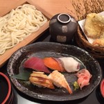 ごちそう村 - 選べる麺と寿司御膳