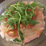 天然真鯛のカルパッチョ