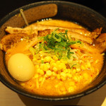 真剣勝負 - 炙りスペシャル 全部のせ 味噌ラーメン