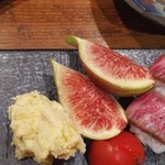 旬魚旬菜まるとび - フルーツオンザヒルのいちじく❤️