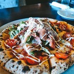 珈琲哲學 - 生ハム野菜ピッツァ