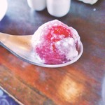 珈琲哲學 - 中の葡萄のコンポート！これは美味しい！