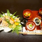 Nihon Ryouri Tsubakitei - 女の子用のお食い初め膳 4000円