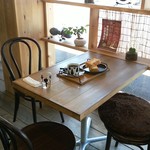 Cafe はぁとの葉っぱ - 座った場所