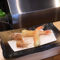 天ぷら鉄板料理 天旬 - 天ぷら1…天使の海老
