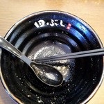 麺処田ぶし - 熟成醤油らーめん大盛り器(2018年10月22日)
