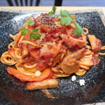 石蔵カフェ ヴェールボア - 炙りナポリタン 2018.10月