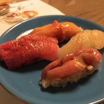 うを徳 - 赤貝・赤貝のひも・大トロ・青森の平目