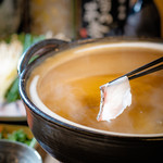 One serving of red sea bream shabu shabu from Wakasa Obama, Fukui Prefecture