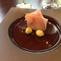 THE SODOH HIGASHIYAMA KYOTO - トマトのフリット銀杏と
                プロシュート乗せて
