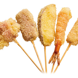 "Gibier skewers", which are rare on the Kushikatsu menu, are also recommended ◎