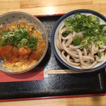 うどん 讃く - 昼のみ カツ丼とうどん 冷 セット