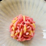 虎屋菓寮 - 「秋の彩」高取の刷毛目