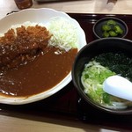 かつふじ - ディナーカレーセット(梅)637円