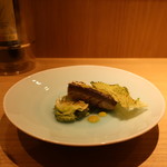 RISTORANTE IL NODO - 地物サバの鎌倉レタス グリーンマスタードがけ