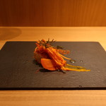 RISTORANTE IL NODO - 鎌倉海老カダイフ揚げ 人参の全て