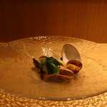 RISTORANTE IL NODO - 蛤、浅利、イサキの蒸し物