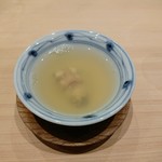 鮨　縁 - 蝦蛄のスープ
