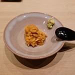 鮨　縁 - ウニご飯、ウニは北海道のバフンウニかな
