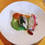 Spice&Dining KALA - ○甘鯛のポワレ、サボテンとラズベリーのソース様