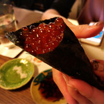 うを徳 - サロマ湖いくらと長野産松茸の手巻き寿司