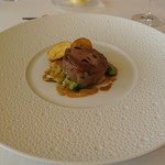 フレンチレストラン ミクニ サッポロ - 放牧豚と合鴨のバロッティーヌ