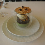 フレンチレストラン ミクニ サッポロ - 抹茶のブランマンジェ