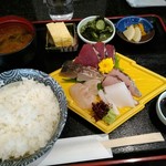 東みはら大梅 - 造り定食1500円