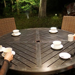 フォリオリーナ・デッラ・ポルタ・フォルトゥーナ - エスプレッソをテラスで