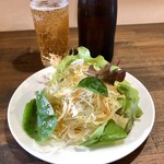 ナガタ店 - ランチセットのサラダ