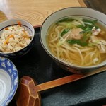 鶴よし - ミニ鶏なんばセット