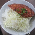 Yoneyama Sa-Bisueria No Borisen Fu-Doko-To - タレカツ丼(小) ヒレカツかな？米処新潟なのに、ご飯が・・・残念