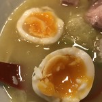 ナマイキ ヌードルズ - namaiki noodles 鶏塩白湯 煮卵