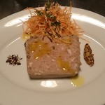 Country-style pork and white liver pate