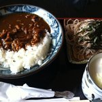 福壽庵 - カレーとお蕎麦のセット