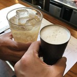 石橋スタンドゐの一 - チンタオで乾杯！