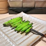 焼鳥 おみ乃 - 金針菜