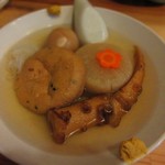 ふみや - おでんおまかせ盛（小）500円