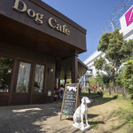 レストラン ペニーレイン - 犬連れ可のドッグカフェ入り口。